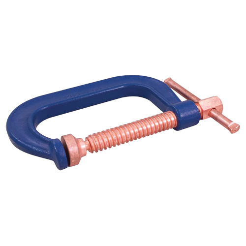 C-Clamp, 4" (102 mm) Capacity, 3" (76 mm) Throat Depth Rideout Tool & Machine Inc.
