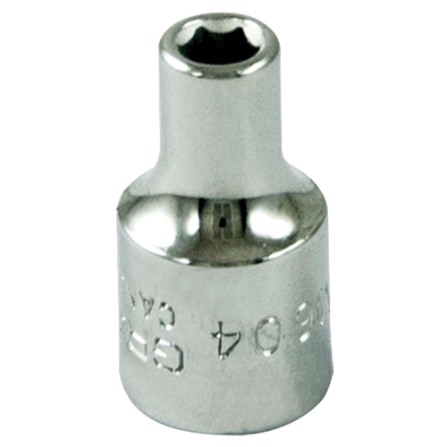 Socket, 4 mm, 1/4" Drive, 6 Points Rideout Tool & Machine Inc.