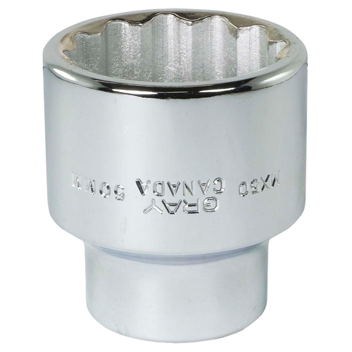 Socket, 50 mm, 1" Drive, 12 Points Rideout Tool & Machine Inc.