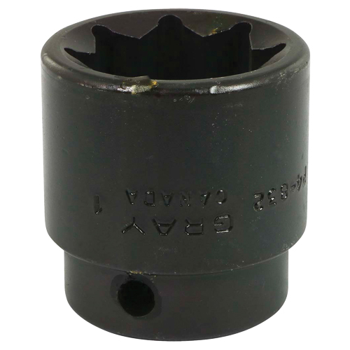 Socket, Impact, 1", 1/2" Drive, 8 Points Rideout Tool & Machine Inc.