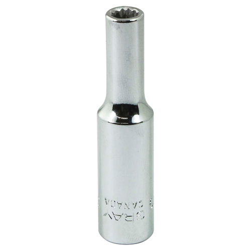Socket, 3/16", 1/4" Drive, 12 Points Rideout Tool & Machine Inc.