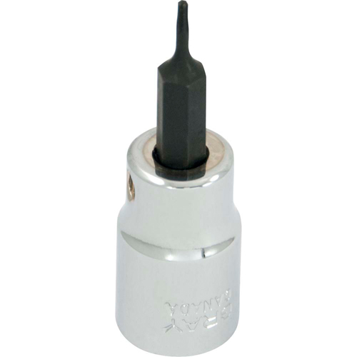 Bit Socket, Torx&reg;, T6 x 2-1/8" L, 3/8" Drive Rideout Tool & Machine Inc.