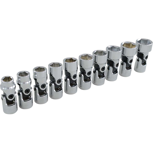 Jeu de douilles cardan, 10 Mcx, Prise de 3/8" Rideout Tool & Machine Inc.