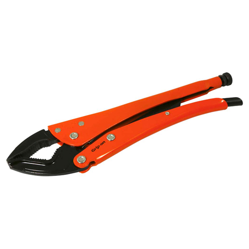 Locking Pliers, 12" Length, Omnium Grip Rideout Tool & Machine Inc.