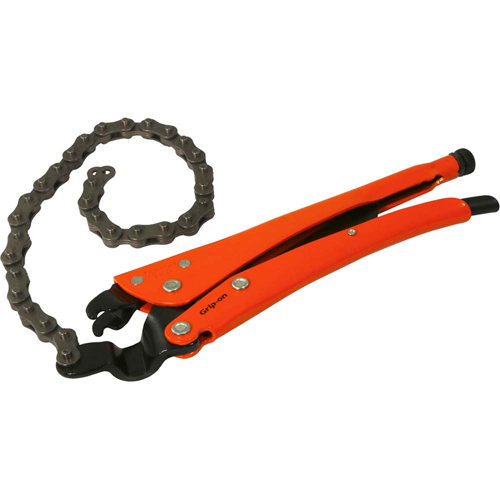 Locking Chain Clamp Pliers, 13" Length, Omnium Grip Rideout Tool & Machine Inc.