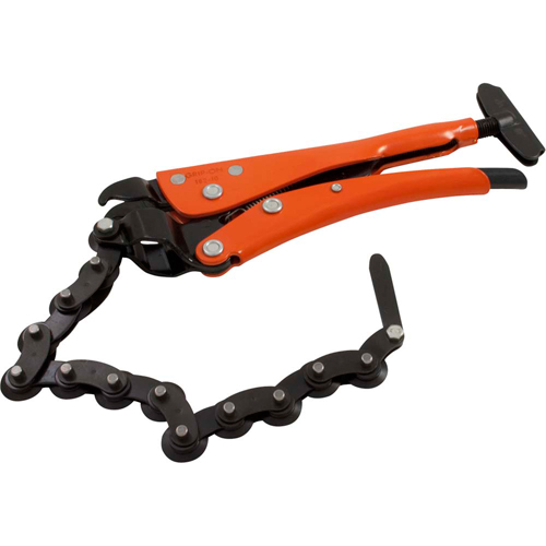 Pinces-&eacute;taux &agrave; chaîne verrouillables, Longueur 10-1/2", Prise Omnium Rideout Tool & Machine Inc.