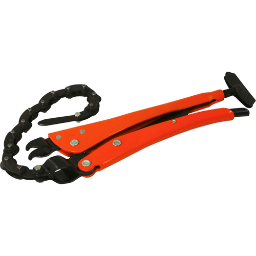Locking Chain Clamp Pliers, 13" Length, Omnium Grip Rideout Tool & Machine Inc.