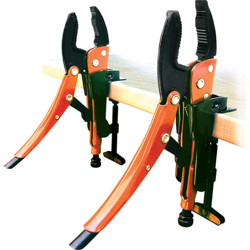 Jeu de pinces-&eacute;taux verrouillables mains libres, 4 Morceaux Rideout Tool & Machine Inc.