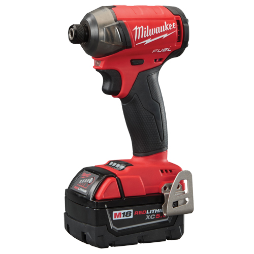 Ensemble de tournevis hexagonal hydraulique &agrave; percussion 1/4" M18 Fuel Surge, 1/4", 37,5 lb-pi Couple max., 18 V Rideout Tool & Machine Inc.