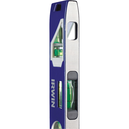 250 Series Heavy-Duty Torpedo Level, 9" L, Aluminum, 4 Vials, Magnetic Rideout Tool & Machine Inc.