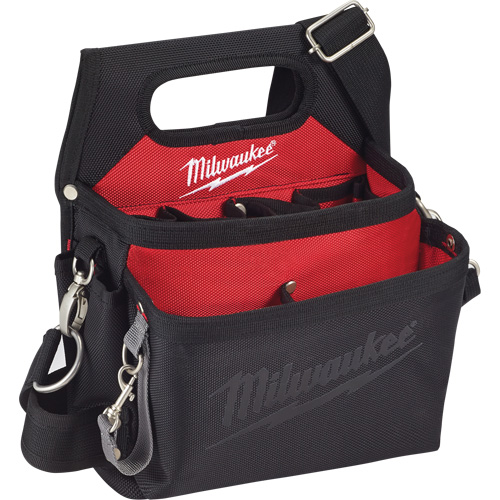 Poche de travail pour &eacute;lectricien, Nylon, 15 pochettes, Noir Rideout Tool & Machine Inc.