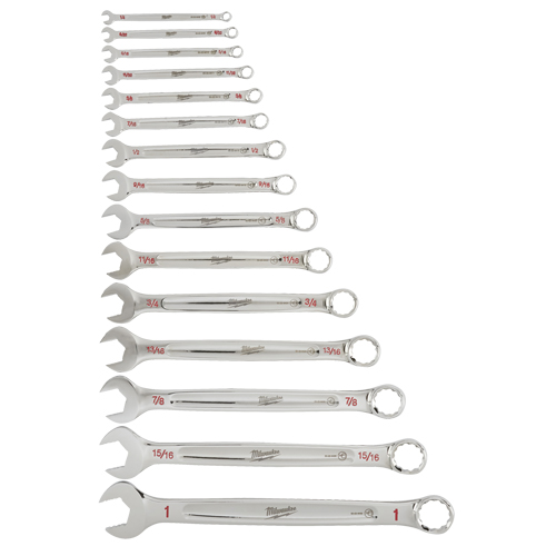 Wrench Set, Combination, 15 Pieces, Imperial Rideout Tool & Machine Inc.