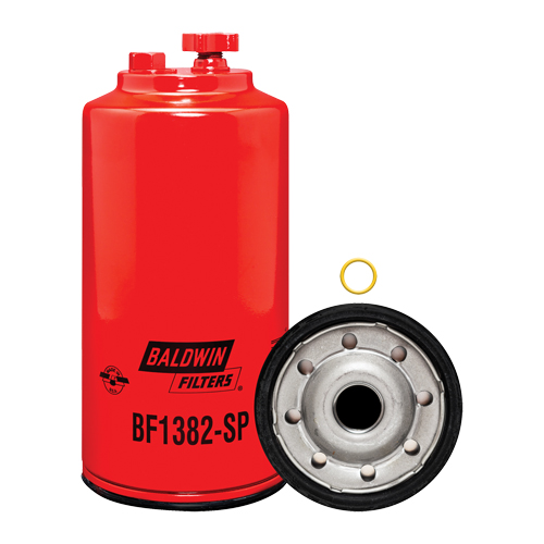 BF1382-SP Filtre &agrave; carburant s&eacute;parateur d'eau &agrave; visser avec drain & orifice pour capteur Rideout Tool & Machine Inc.