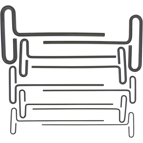 Loop T-Handle Hex Key Set, 10 Pcs., Imperial Rideout Tool & Machine Inc.