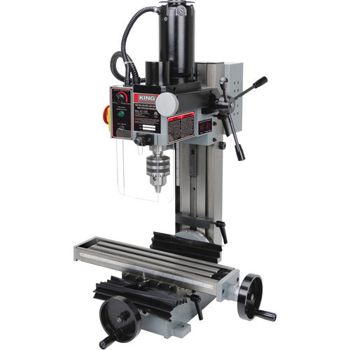 Mini Milling & Drilling Machine, 2 Speeds, 1/2" Drilling Capacity Rideout Tool & Machine Inc.