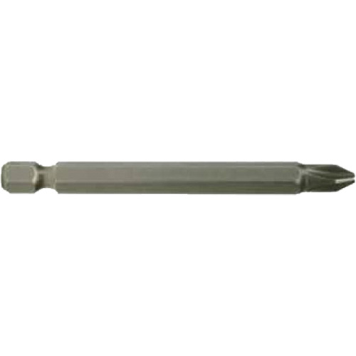 Pro-Tip&reg; Power Driver Bit, Phillips, #2 Tip, 1/4" Drive Size, 3" Length Rideout Tool & Machine Inc.
