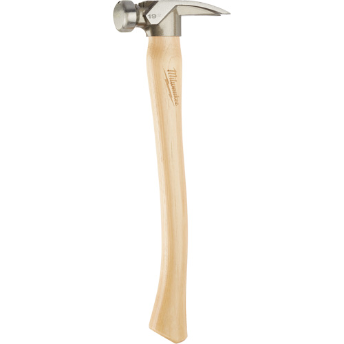 Smooth Face Framing Hammer, 19 oz., Wood Handle, 16" L Rideout Tool & Machine Inc.