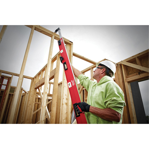 RedStick Expandable Level, I-Beam, 12' L, Aluminum, 3, Magnetic Rideout Tool & Machine Inc.