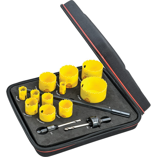 Trousse de scies-cloches industrielles, 14 morcea Rideout Tool & Machine Inc.