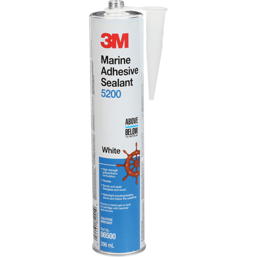 Marine Adhesive Sealant 5200, 378 ml, White Rideout Tool & Machine Inc.