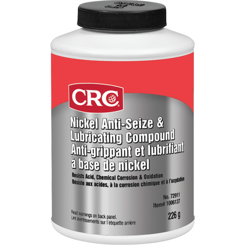 Nickel Anti-Seize Lubricating Compound, 226 g, 425°F (218°C) Max. Effective Temperature Rideout Tool & Machine Inc.