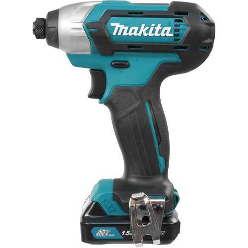 CXT Impact Driver Kit, 1/4", 970 in-lbs Max. Torque, 12 V, Lithium-Ion Rideout Tool & Machine Inc.