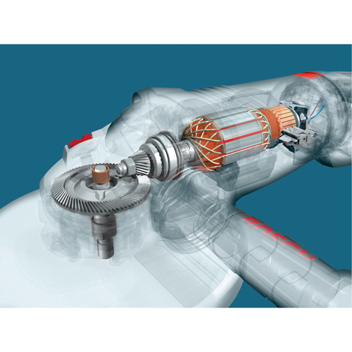 Grande meule angulaire &agrave; haute performance, 9", 120 V, 15 A, 6500 Tr/min Rideout Tool & Machine Inc.