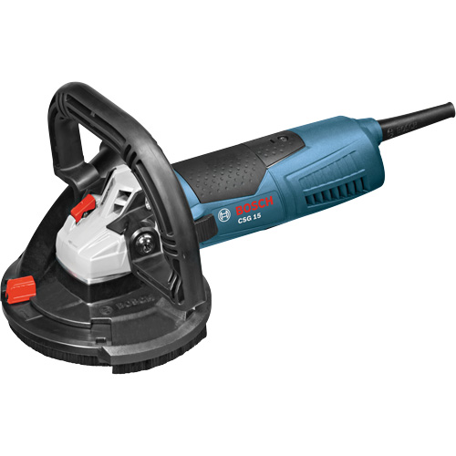 Concrete Surfacing Grinder with Dust-Collecting Shroud Rideout Tool & Machine Inc.
