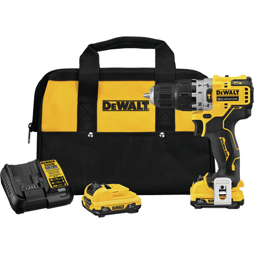 Xtreme Brushless Hammer Drill Kit, 12 V, 3/8", 250 UWO, 0-1500 RPM Rideout Tool & Machine Inc.