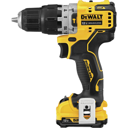 Xtreme Brushless Hammer Drill Kit, 12 V, 3/8", 250 UWO, 0-1500 RPM Rideout Tool & Machine Inc.