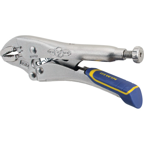 Fast Release Locking Pliers with Wire Cutter, 5" Length, Curved Jaw Rideout Tool & Machine Inc.