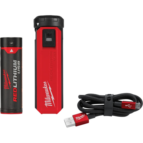 Redlithium USB Charger & Power Source Kit, 4 V, Lithium-Ion Rideout Tool & Machine Inc.