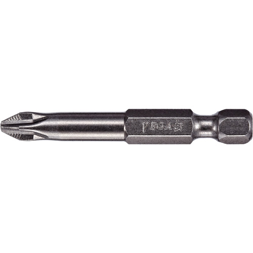 ACR&reg; Power Bit, Phillips, #2 Tip, 1/4" Drive Size, 3-1/2" Length Rideout Tool & Machine Inc.