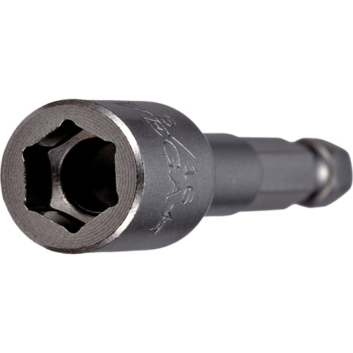 Tourne-&eacute;crou, Embout 5/16", Prise 1/4", 2-9/16" lo, Non magn&eacute;tique Rideout Tool & Machine Inc.