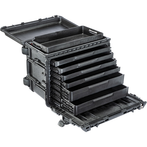 Gen 2 Mobile Tool Chest, 24" W, 6 Drawers, Black Rideout Tool & Machine Inc.