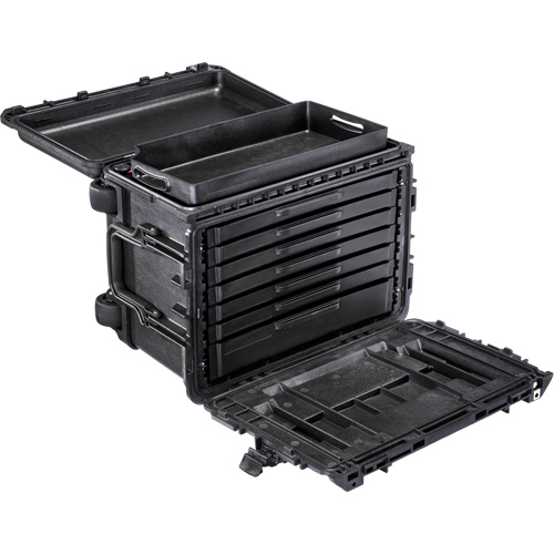 Gen 2 Mobile Tool Chest, 24" W, 6 Drawers, Black Rideout Tool & Machine Inc.