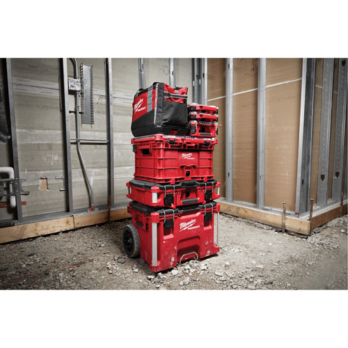 Packout Crate, 15-2/5" x 18-3/5" x 9-9/10", Red Rideout Tool & Machine Inc.