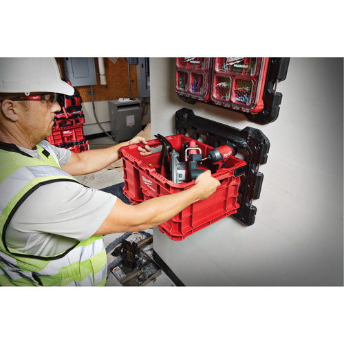 Packout Crate, 15-2/5" x 18-3/5" x 9-9/10", Red Rideout Tool & Machine Inc.