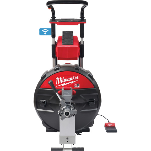 MX Fuel Sewer Drum Machine with PowerTredz, Electric, 5/8" x 100' and 3/4" x 100' Rideout Tool & Machine Inc.