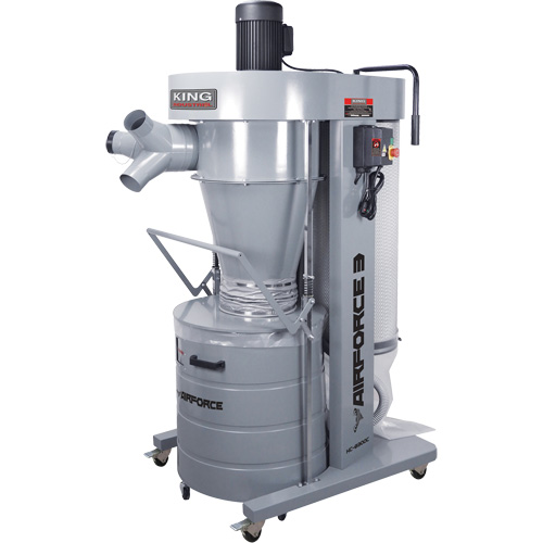 Collecteur de poussi&egrave;re Cyclone, 32" x 40" x 82" Rideout Tool & Machine Inc.