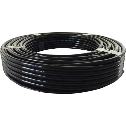Tube pneumatique &agrave; longue dur&eacute;e de vie, Air, 4 mm/0,15625" DE x 100' lo, Nylon/Polyur&eacute;thane, Noir, 353 psi &agrave; 20°C Rideout Tool & Machine Inc.