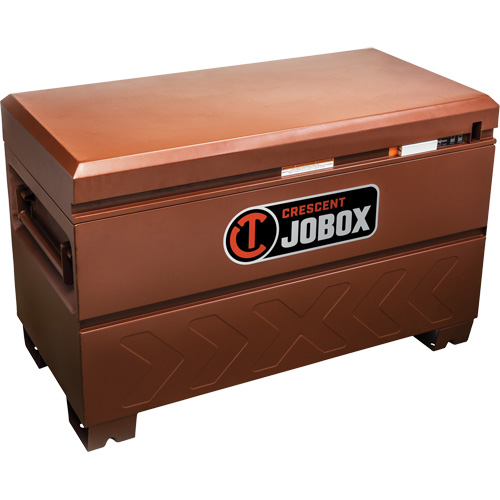 Site-Vault Chest, 48" x 30" x 36-3/4", Steel, Orange Rideout Tool & Machine Inc.