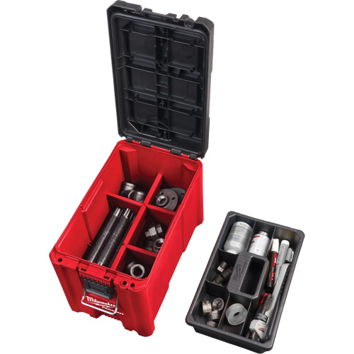 Coffre &agrave; outils compact Packout, 10" x 16-1/5" x 13", Noir/Rouge Rideout Tool & Machine Inc.