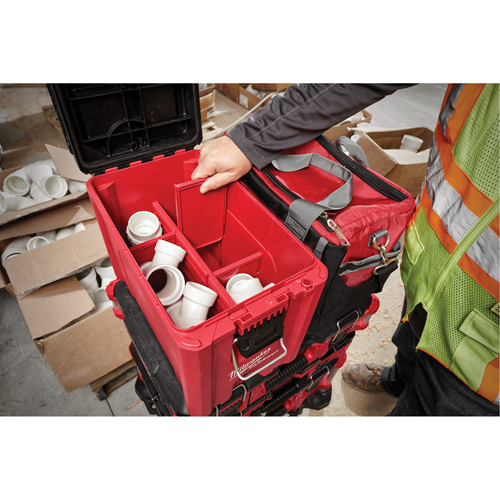 Coffre &agrave; outils compact Packout, 10" x 16-1/5" x 13", Noir/Rouge Rideout Tool & Machine Inc.