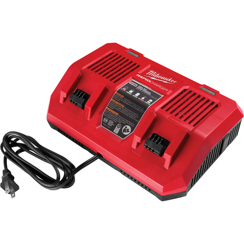 M18 Dual Bay Simultaneous Rapid Charger, 18 V, Lithium-Ion Rideout Tool & Machine Inc.