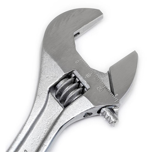 Cl&eacute; &agrave; molette — en sac, 8" lo, la max. 1-1/8"/29 mm, Chrome Rideout Tool & Machine Inc.