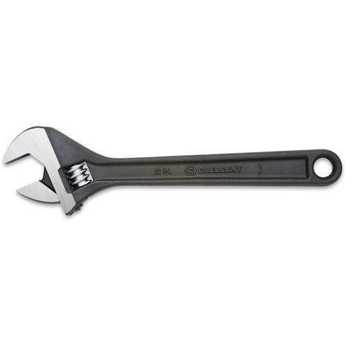 Adjustable Wrench - Boxed, 12" L, 1-1/2"/39 mm Max Width, Black Oxide Rideout Tool & Machine Inc.
