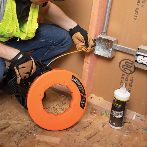 Fish Tape with Spiral Steel Leader Rideout Tool & Machine Inc.