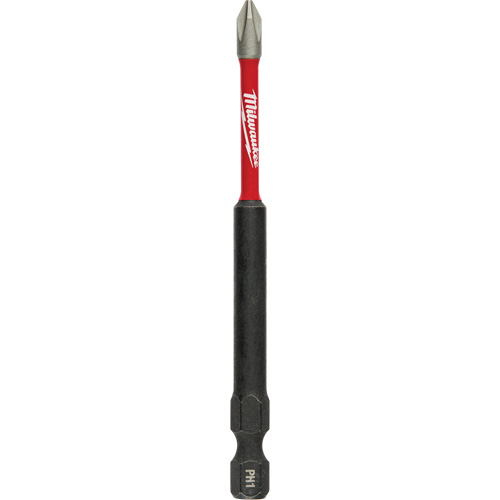 Embouts &agrave; percussion Shockwave Impact-Duty, Phillips, Embout #1, Prise 1/4", Longueur 3-1/2" Rideout Tool & Machine Inc.