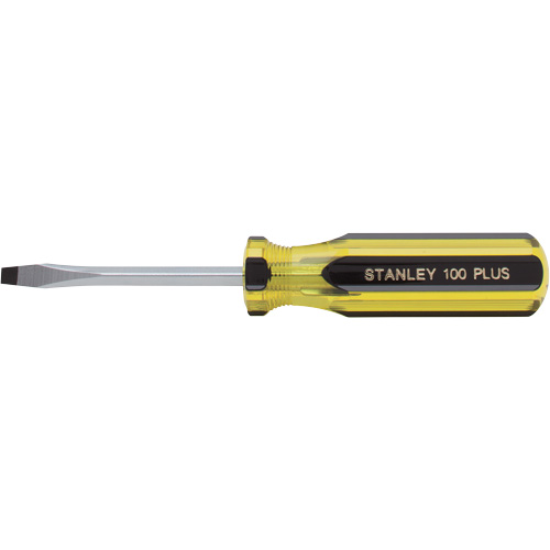 Tournevis pour &eacute;crous &agrave; fente 100 PLUS, Tige de 3/16", Ronde, Prise en Plastique Rideout Tool & Machine Inc.